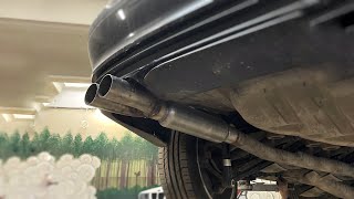 BMW e46 330D 135kw  184hp 635mm straight pipe downpipe Chip  Remap [upl. by Marlea998]