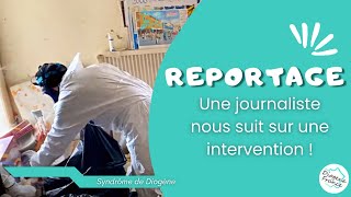 Diogène France  Une journaliste nous suit sur un chantier REPORTAGE [upl. by Noreht]