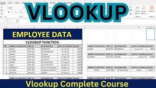 vlookup formula excel vlookup training vlookup example [upl. by Alracal488]