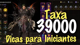 BÁRBARO 39000 TAXA DE COMBATE DICAS PARA INICIANTES DIABLO IMMORTAL [upl. by Saphra780]