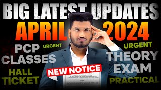 DONT IGNORE Nios Big Latest Updates April Exam 2024 Theory PaperPractical PCP Hall Ticket TMA [upl. by Bria45]