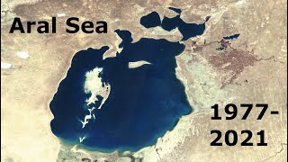 Aral Sea Time Lapse [upl. by Pinter]