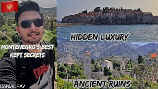 Luxury amp Ruins Sveti Stefan Meets Stari Bar Fortress  Montenegro  HindUrdu Vlog  English Subs [upl. by Ogilvie739]