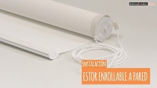 Como instalar un estor enrollable normal a cadena [upl. by Web417]