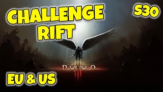 Season 30 Launch Challenge Rift 342  EU and US Guide Diablo 3 [upl. by Annair]