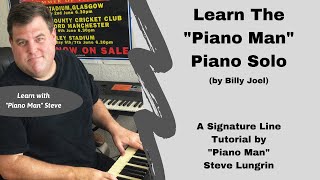 How to Play quotPiano Manquot by Billy Joel the Piano Solo [upl. by Ellehcir]