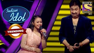 quotBaazigar O Baazigarquot गाने पर Sanu Da और Neelanjana की Soulful Performance  Indian Idol  Trending [upl. by Magan]