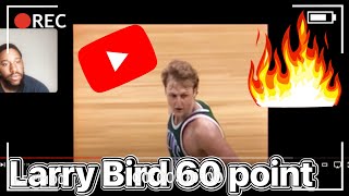 Larry Bird 60 point game REACTION [upl. by Flavian418]