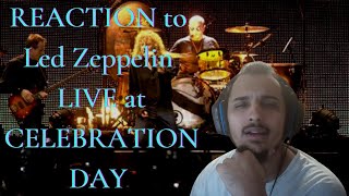 REACTION to Led Zeppelin LIVE at CELEBRATION DAY  Rock and Roll [upl. by Haleemaj890]