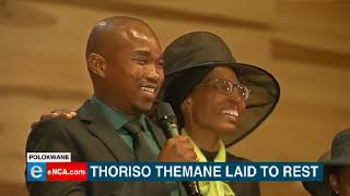 Police minister Bheki Cele addresses Police minister Bheki Cele Thoriso Themane funeral [upl. by Ariday639]