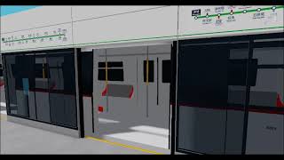 cool roblox mtr psd animation [upl. by Ahsinoj]