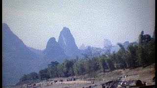 China down Li River to Yangshuo in 1986 2 [upl. by Cadell]