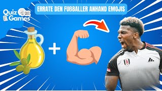 ERRATE DEN FUßBALLER ANHAND EMOJIS⚽️👀  Fußball Quiz  Quiz Games [upl. by Vaios]