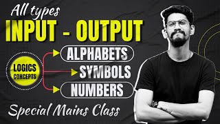 Input Output Concepts amp Logics for all Banking Exams  Yashraj Sir  Veteran [upl. by Rhys]