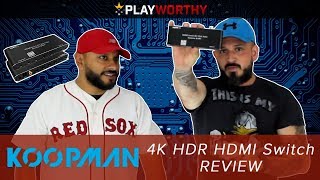 Koopman  4K HDR HDMI Switch with Dolby Review [upl. by Niamjneb770]