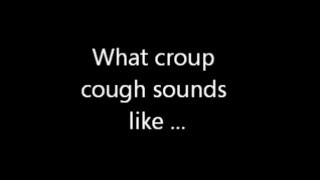 What croup Cough sounds like and how to treat it  Home Remedies [upl. by Nea]