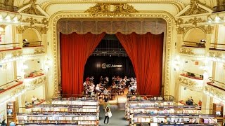 Librería El Ateneo Grand Splendid bookstore in Buenos Aires Argentina [upl. by Nimsay]