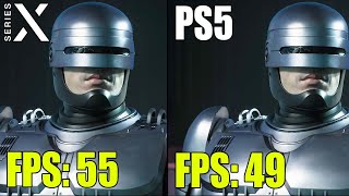 RoboCop Rogue City Xbox Series S vs Series X vs PS5 Comparison  Loading Graphics amp FPS Test [upl. by Malin]