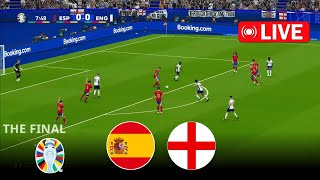 Spain vs England 21  THE FINAL  UEFA Euro Cup 2024  eFootball Pes 21 Gameplay [upl. by Eusadnilem751]