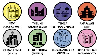 Te cuento FACIL todas LAS CIUDADES FUTURISTICAS en CONSTRUCCION en 6 minutos [upl. by Enyrat894]