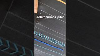 4Herring Bone Stitch for beginners [upl. by Nauqaj]