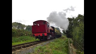 BunkerFirst Bagnall during the Severn Valley Railways AUTUMN STEAM GALA  September 2023 [upl. by Llenart]