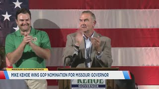 Mike Kehoe wins Republican primary for Missouri governor Ashcroft and Eigel concede [upl. by Iphigenia340]