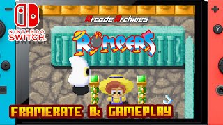 Arcade Archives ROMPERS  Nintendo Switch  Framerate amp Gameplay [upl. by Odnalra5]