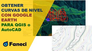 CURVAS DE NIVEL de GOOGLE EARTH para QGIS o AUTOCAD [upl. by Wendell584]