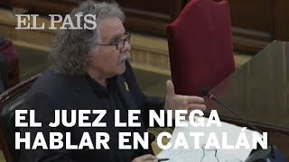 TARDÀ en el JUICIO del PROCÉS quotHablaré en CATALÁN para responder a VOXquot [upl. by Enirehtac]