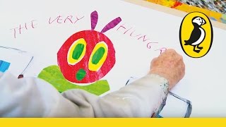 The Very Hungry Caterpillar  Eric Carle Creates 45th Anniversary Collage [upl. by Atalanta389]