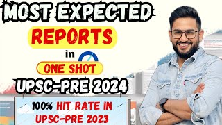 MOST EXPECTED quotREPORTSquot for UPSCPRE 2024 with PYQ in ONE SHOT 🤩🔥🔥ias upscpre2024 prelims2024 [upl. by Kcirtapnaes]