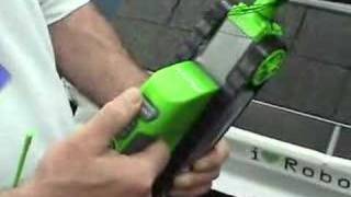 iRobot Looj  Inventor discusses gutter cleaning robot [upl. by Picardi748]