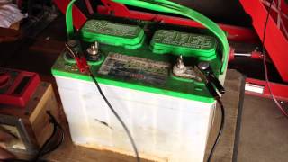 Lead Acid Battery Desulfation Using Epsom Salt After Overnight Full Charge Part 4 of 6 [upl. by Cati]