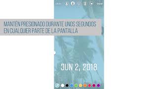 ¿Cómo poner el fondo de color con transparencia en las historias de Instagram [upl. by Kyriako]