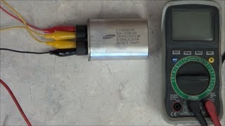 How to test the Microwave Ovens HV Capacitor [upl. by Nhguahs424]