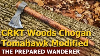 CRKT Woods Chogan Tomahawk Modified [upl. by Bywaters982]