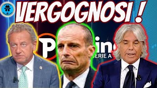 VERGOGNOSI IERI A PRESSING LA DIFESA SULLA RISPOSTA DI ALLEGRI HA DEL GROTTESCO ECCOVI GLI AUDIO [upl. by Bonny575]