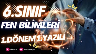 6Sınıf Fen Bilimleri 1Dönem 1Yazılı Soruları ve Çözümü 2023 Yeni 99 Çıkabilir 😊😊😊 [upl. by Enyamrahs329]