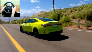 BMW M4 Compition Coupé 1241HP Vs Goliath  Forza Horizon 5  Logitech G923 Steering Wheel Gameplay [upl. by Nevur]