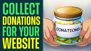 How To Collect Donation On Any Website For Free  EASY [upl. by Cirted]