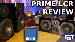 SVS PRIME BOOKSHELF and CENTER CHANNEL LCR Speaker System REVIEW [upl. by Ahseinet338]