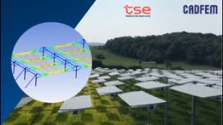 TSE développe ses canopées agrivoltaïques avec CADFEM pour le couplage multiphysiques dans Ansys [upl. by Ytissahc]