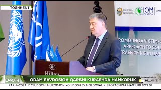 Odam savdosiga qarshi kurashda hamkorlik [upl. by Lindi]