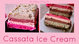 Cassata Ice Cream  Homemade Cassata Ice Cream CassataHow To Make Cassata Ice Cream At Home [upl. by Yared]