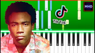 Childish Gambino  Les  Piano Tutorial [upl. by Alahcim]