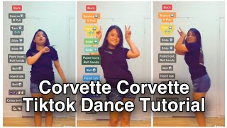 CORVETTE CORVETTE TIKTOK DANCE TUTORIAL [upl. by Hceicjow]