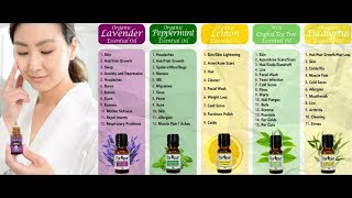 All Essential Oils Uses And Their Benefits For Sleep Skin Care Anxiety amp Depression [upl. by Bindman617]