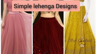 Simple Lehenga Designs Ideas [upl. by Mundford]