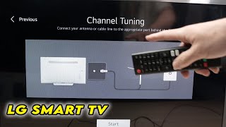 LG Smart TV How to Scan for Channels Channel Tuning [upl. by Base]